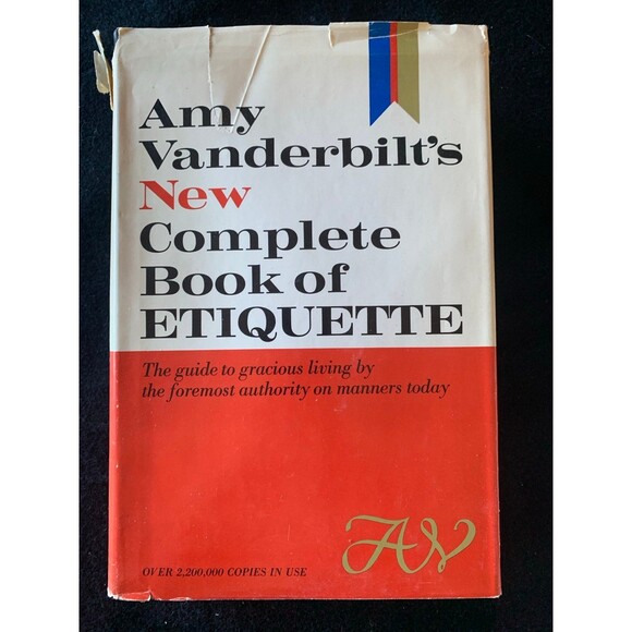 Amy Vanderbilt’s 1967 New Complete Book Of Etiquette Hardcover - Picture 1 of 8